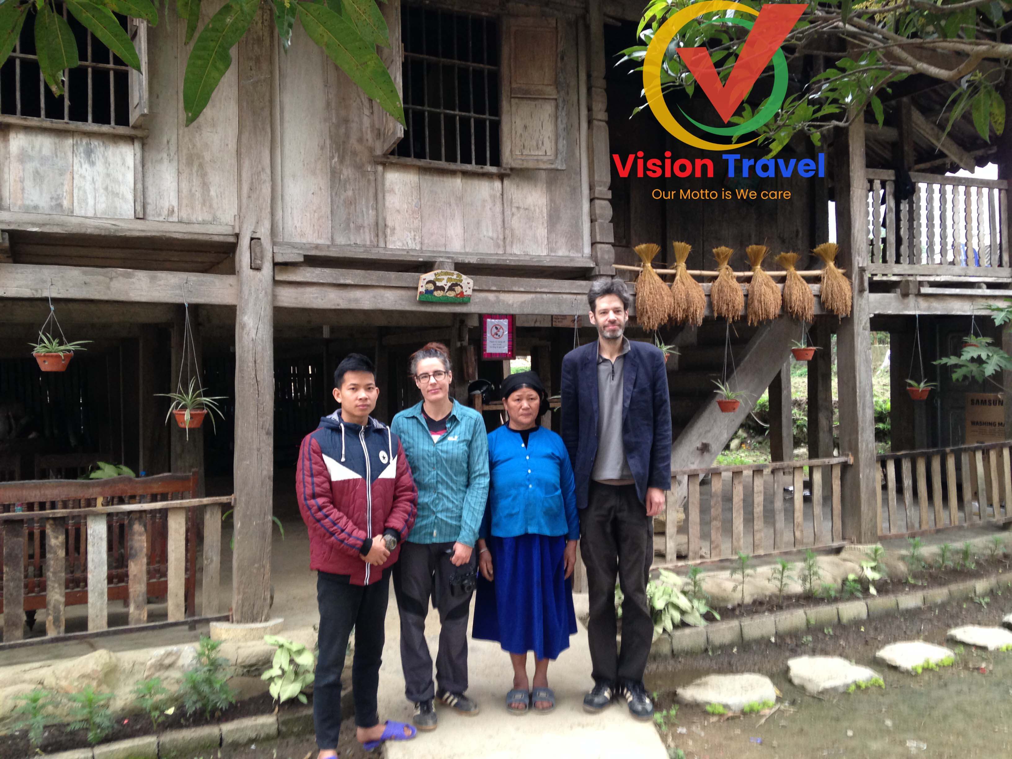 Pa Vi village - Du Gia village6-day by vehicle Captivating Ha Giang tour (Home stay, Trekking, Market)