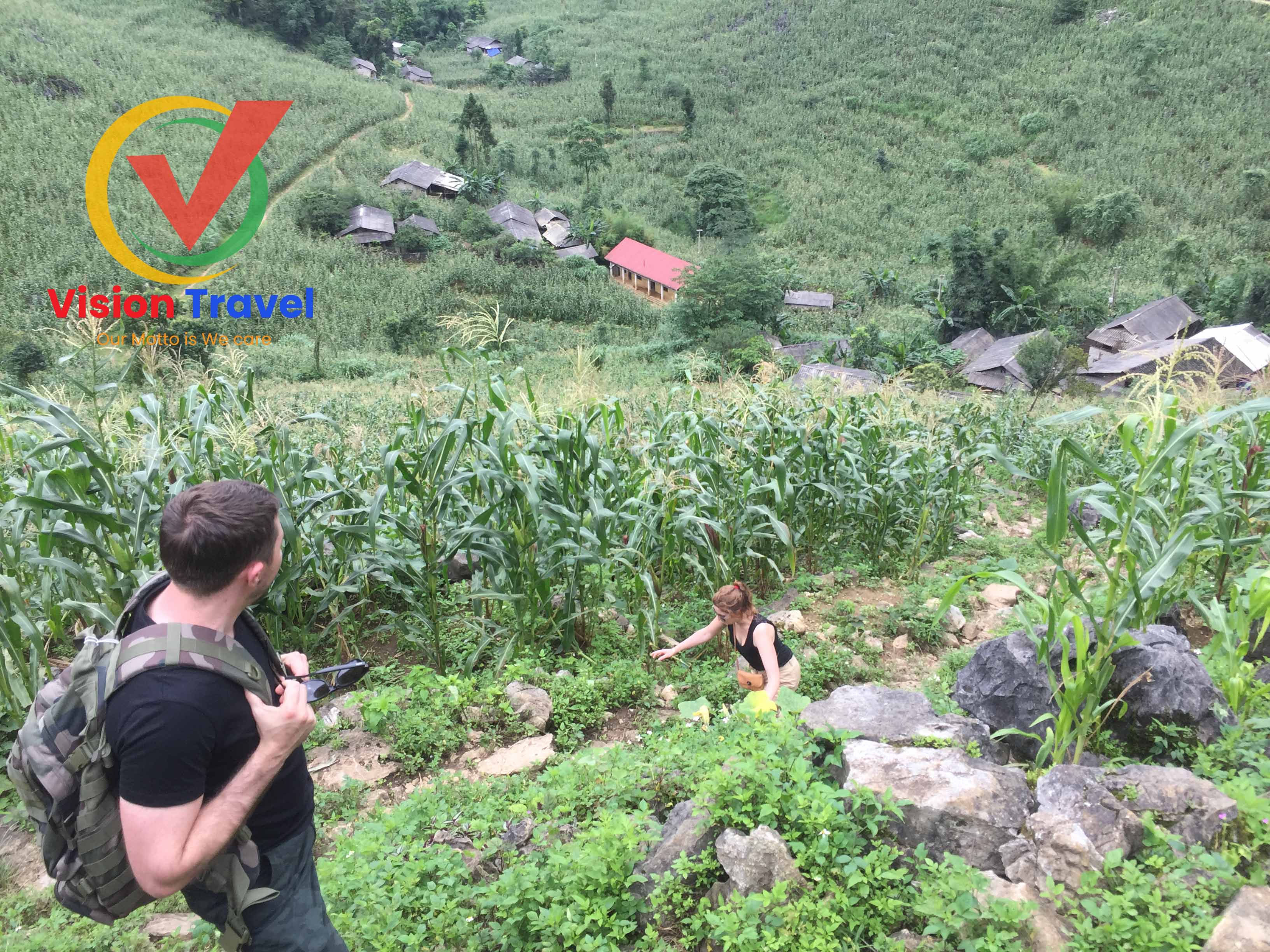Du Gia village - Ha Giang city6-day by vehicle Captivating Ha Giang tour (Home stay, Trekking, Market)