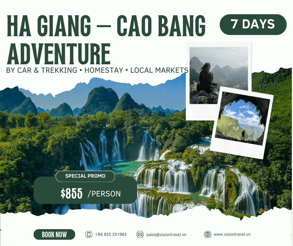 7-Day Private Tour by Car – Ha Giang, Cao Bang & Ba Be